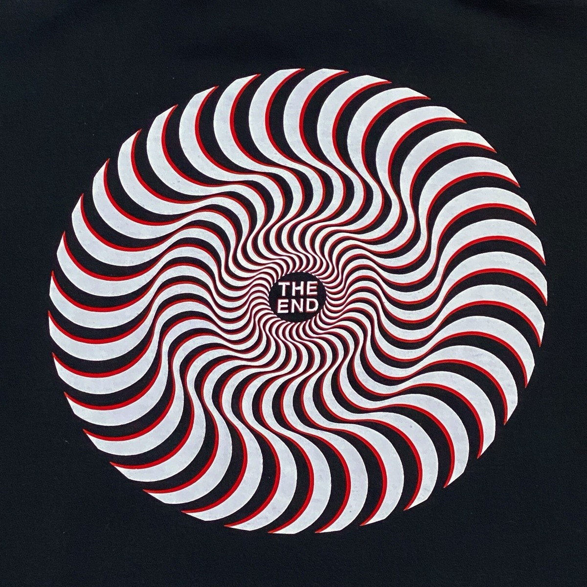 レア SPITFIRE THE END Lサイズ ビンテージ スウェット Spitfire Wheels The End Spiral Skater Skateboarding Hoodie Medium