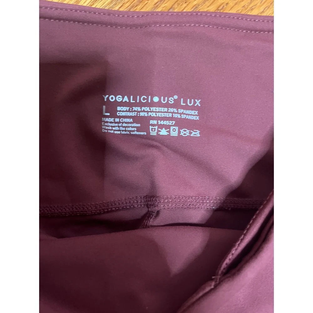 yogalicious lux high-waisted athletic leggings