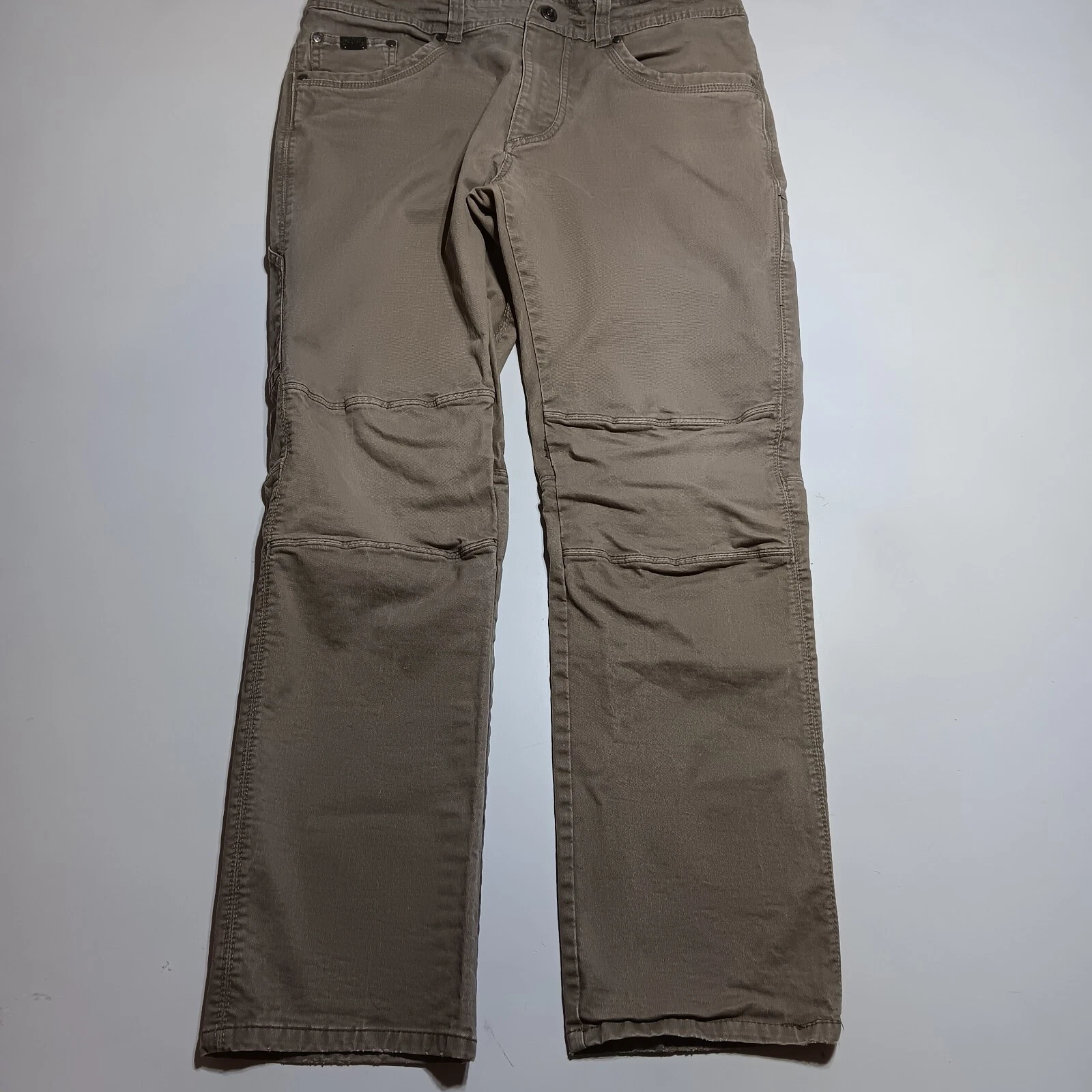 KUHL Pants Mens 35x31 Tan Rebel Vintage Patina Dye Outdoor Rugged Legendary