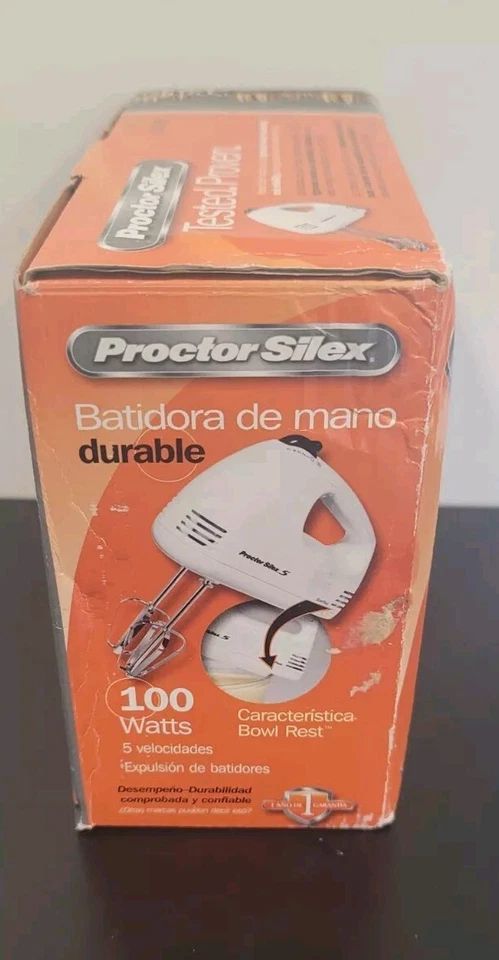 MEZCLADOR DE MANO Proctor Silex Durable Easy Mix 5 velocidades 100 vatios Foto 2 de 4