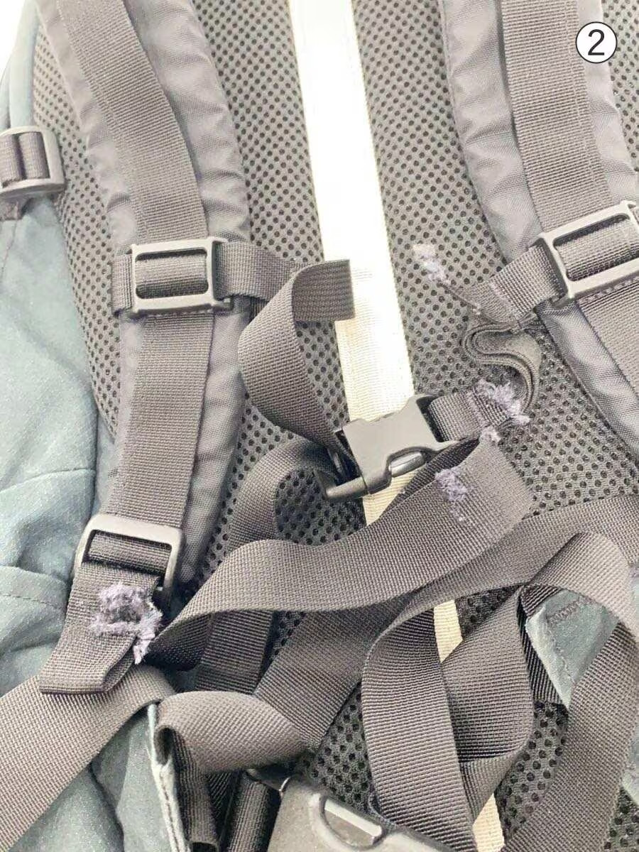 macpac navy mesh backpack - image 7