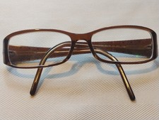 Escada VES 077SN 09HL Geometric Eyeglass Frames Only 55-16-135 Italy Marble