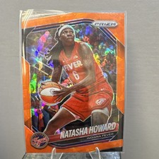 2025 Panini Prizm WNBA Natasha Howard Indiana Fever Orange Prizm #54