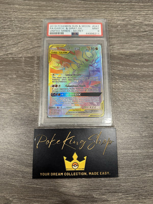Garchomp And Giritina Gx Tag Team Rainbow Rare 247/236 PSA 9 | eBay