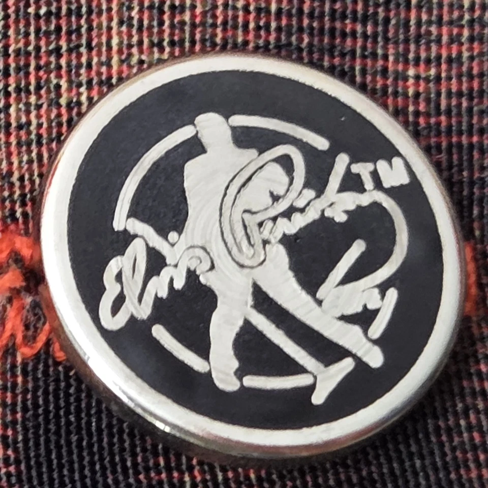 Vintage Elvis Presley Red Button Up Men's Shirt Hawaii Mens SZ Med Rockabilly - Image 4 of 4