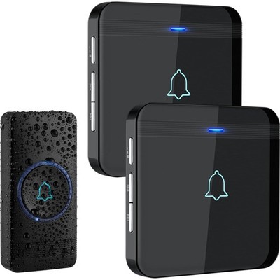 AVANTEK Wireless Doorbell Set   400m Reichweite, wetterfest, 52 Melodien, ein...