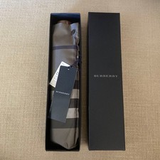 BURBERRY Folding Umbrella Nova Check Gray NEW 10314