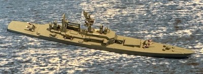 1/1250 Delphin D 26 USS Bainbridge CGN 1962