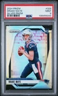 2024 Panini Prizm Drake Maye Silver Prizm Rookie #329 PSA 9