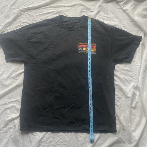 Floyd Mayweather vs Manny Pacquiao Fight Promo T Shirt Men's sz XL Double Sided - Picture 5 of 5