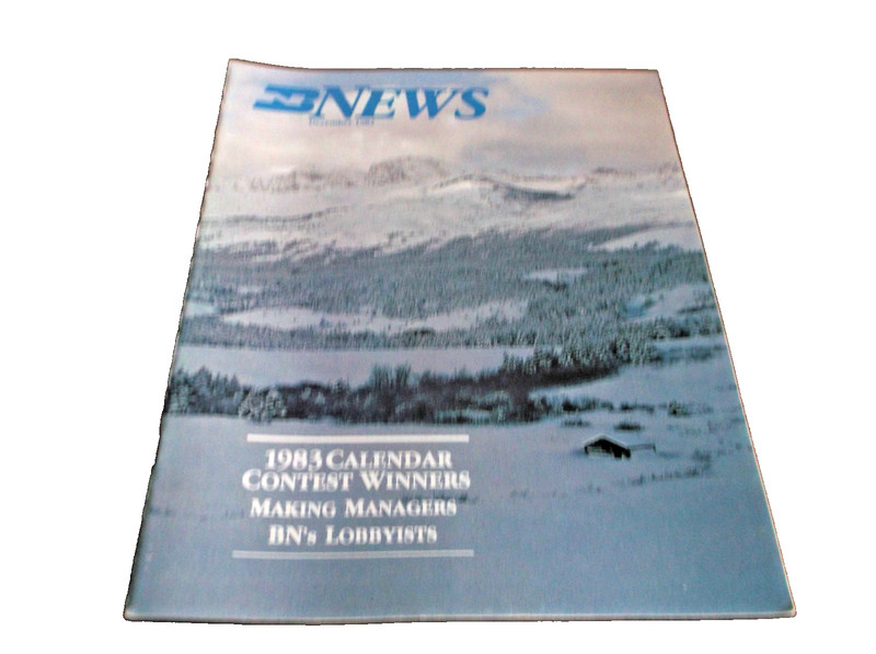 DECEMBER 1982 BURLINGTON NORTHERN BN NEWS EMPLOYEE MAGAZINE