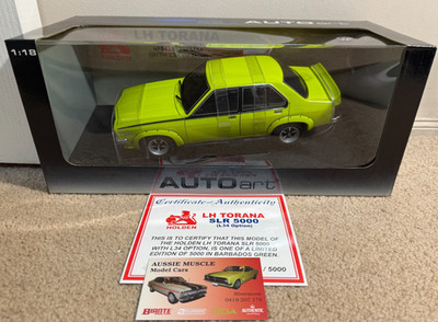 1:18 Biante Holden LH L34 SL/R 5000 Torana Sedan in Barbados Green