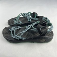 Chacos Classic Green Aqua Strappy Water Sport Sandals Womens Size 9
