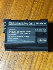Pearstone Battery Pack - Replaces Nikon EN-EL15, 7.0v 1800 mAh