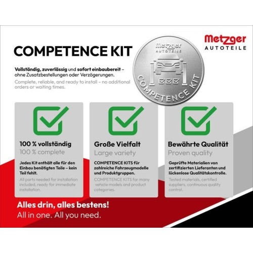 Metzger Autoteile 6400160 Riemenscheibe, Kurbelwelle Competence KIT FüR CitroËN-image