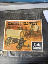 Vintage Craft Master Wagons Of The Old West Covered Wagon 50101 Model Kit New 