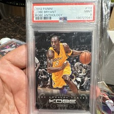 2012 Panini Kobe Anthology KOBE BRYANT LOS ANGELES LAKERS #112 PSA 9 BASKETBALL