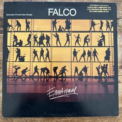 Falco Emotional 12'' Vinyl Record Sire Records 1987 PROMO NM