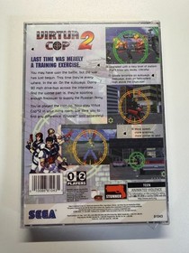 Virtua Cop 2 Sega Saturn 1996 Gun Action Game Factory Sealed Brand New
