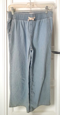 Old Navy Girls XL 14-16 Baggy Wide Leg Jeans NWOT Pull-On Elastic Waist