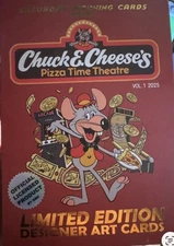 Saturday Morning Cards Chuck E Cheese Cards Prize Wall Stars Variation 69/100