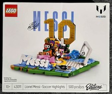 LEGO 43011 Editions Lionel Messi Soccer Highlights Wrinkled Box