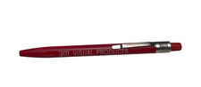 Vintage 3m Mechanical Pencil Red Grease Crayon Leads Twist Action Advertising