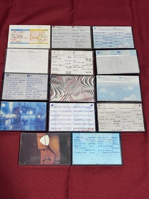 Junk TDK Maxell Axia Audio Cassette Tape 90's J-pop Recorded 14pcs Set2 Japanese