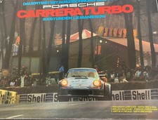 Original Porsche FactoryPoster - 1974 Porsche Carrera Turbo at 24 Hours Le Mans.