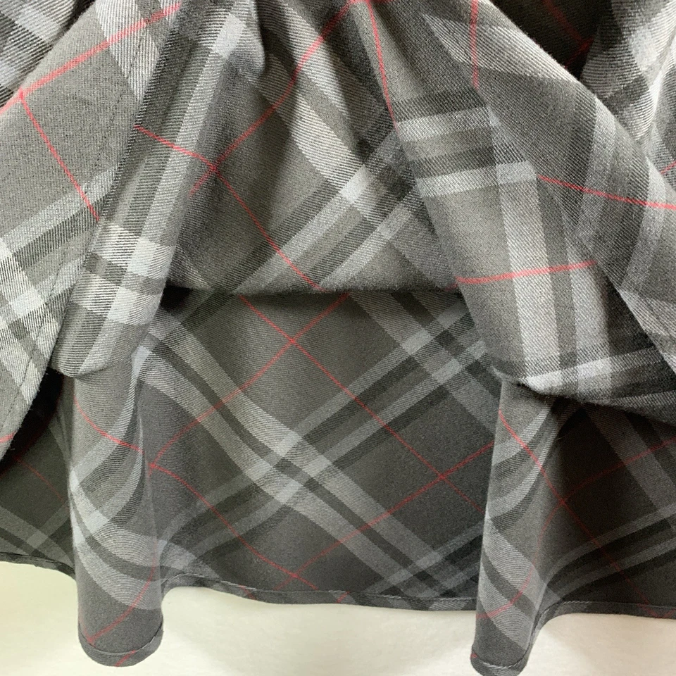 Mujeres Glen Falda Midi a Cuadros Talla 10 Academia Preppy Antiguo Dinero Patrimonio Vacaciones Foto 2 de 4