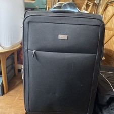 antler soft shell suitcase. Large Black Trolley Wheeled Expanding 