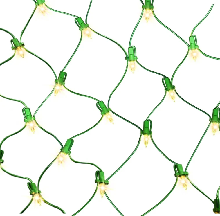 Indoor/Outdoor 150-Count Incandescent Christmas Net Lights, Clear, 6' X 4' - Image 2 of 4