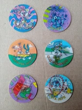 Looney Tunes Tazos &Super Tazos Pogs Sabritas 1994 Mexico 6 Lenticular pogs (19)