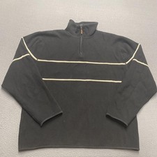 Pendleton Sweater Mens Medium Half Zip Pullover Stripe Outdoors Casual