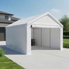 Pareti laterali per posto auto coperto 10x20 - Robuste, facili da attaccare, protezione veicolo migliorata