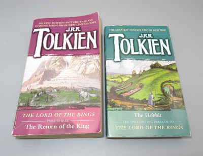 Lord of the Rings Return of the King & The Hobbit J.R.R Tolkien paperbacks