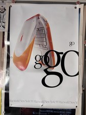 Poster Apple iBook G3 Go 1999 Macworld New York mandarino a conchiglia