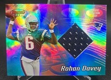 2002 Bowman’s Best Rookie Jersey Card Rohan Davey RC #101 New England Patriots. rookie card picture