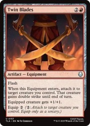 Twin Blades 157 Foil - Avatar: The Last Airbender MTG Uncommon