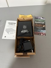 Quantum Turbo Z Rechargeable Flash Battery Pack Tested Working w/ Charger Box