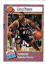 Chuck Person signed auto Indiana Pacers 1991 Sports Illustrated SI for Kids card