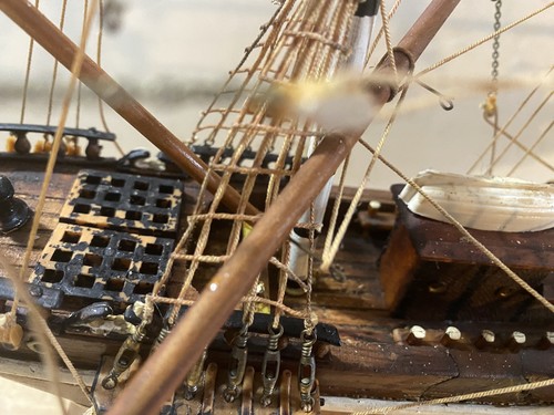 Cutty Sark Wood Clipper Ship (26”) - Picture 7 of 13
