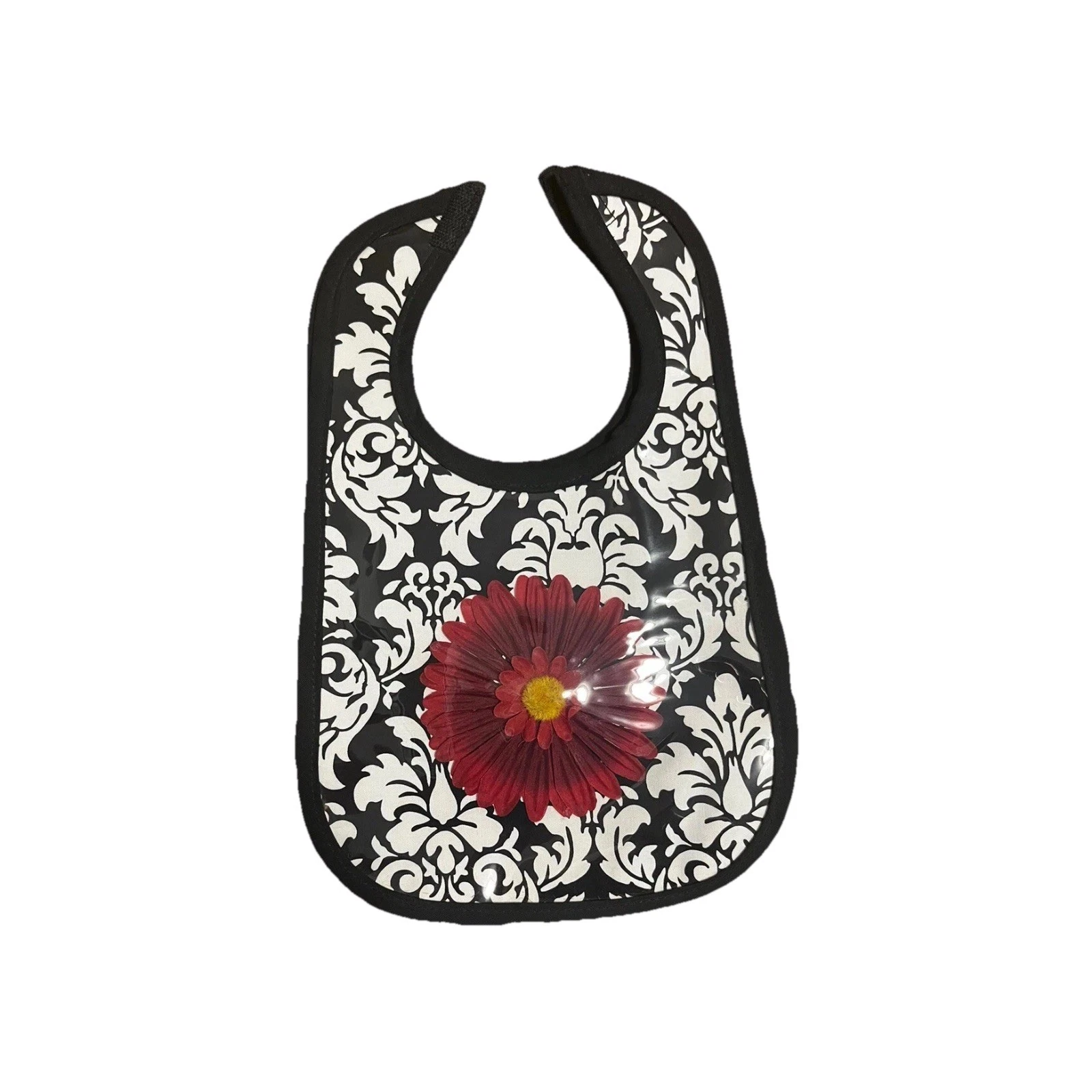 Baby Drool Bibs Bib Gift Flower Unique One Of A Kind Waterproof Easy To Clean