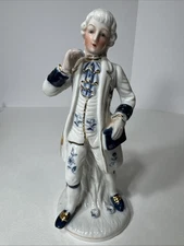 VINTAGE KPM PORCELAIN BISQUE WOMAN STANDING FIGURINE BEAUTIFUL