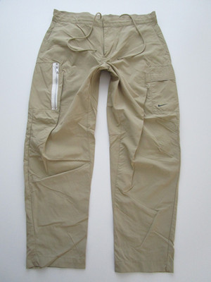 Mens 34 Nike Sportswear Essential Utility Pants cargo beige drawstring DM6681