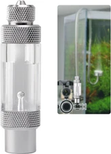 Aquarium CO2 Bubble Counter with Built-In Check Valve for CO2 Generator Regulato