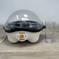 West Bend Egg Cooker Electric Automatic Model 86628 Poacher Vintage Tested
