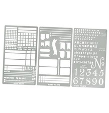 No.486 Metal Stencils for Bullet Journaling, Bookmark, Planning, Lines,