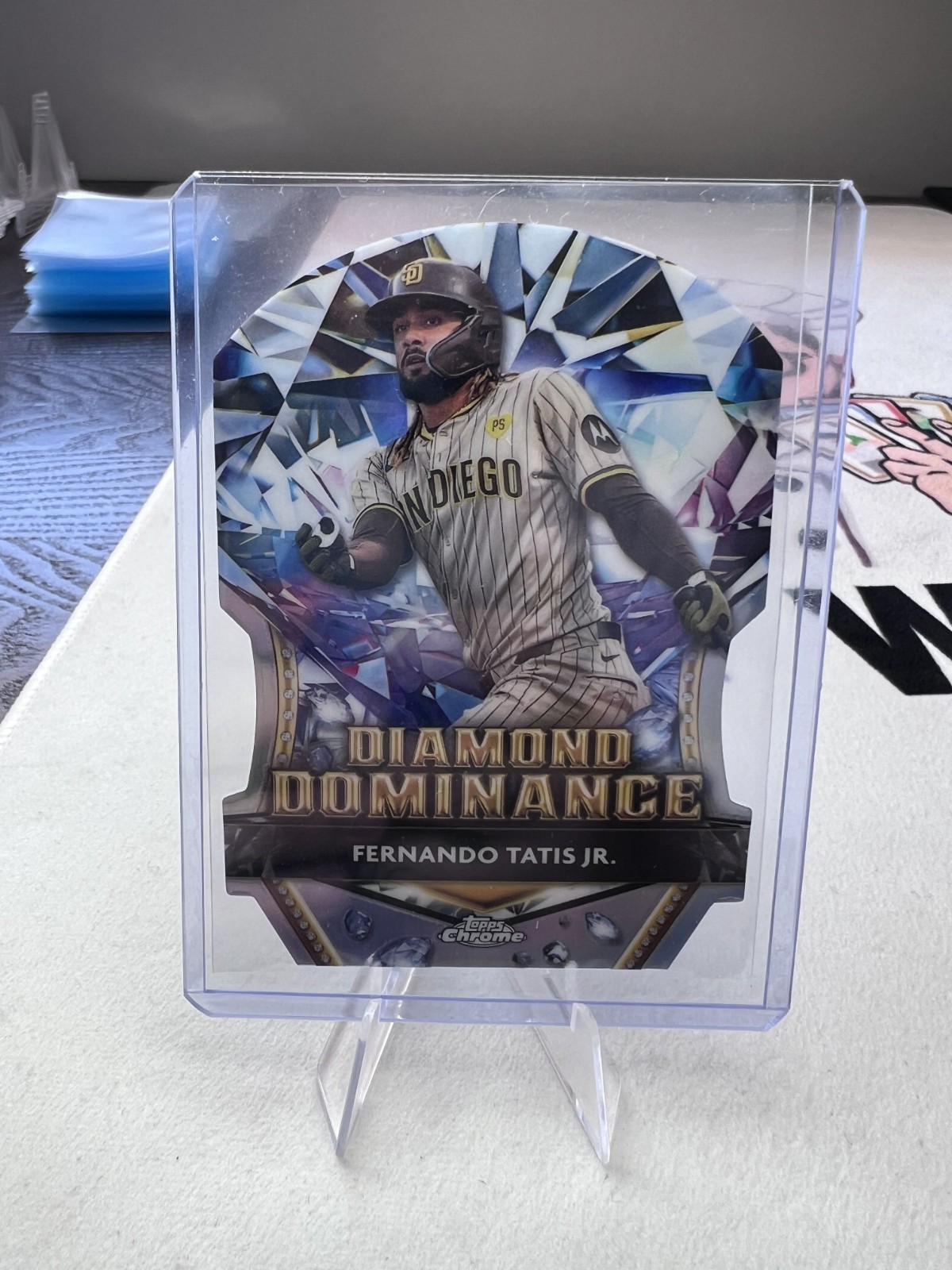 2024 Topps Chrome Update Series Diamond Dominance Fernando Tatis Jr SP DD-18