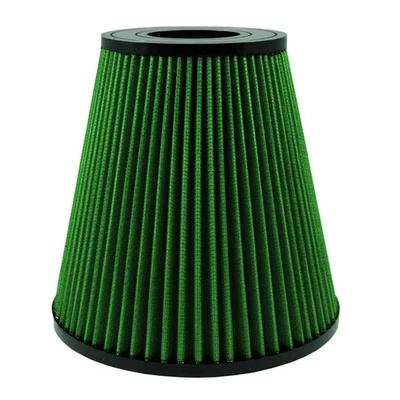 Green Filter 7207 Dual Cone Air Filter 7.63" H 4" ID 7.75" OD 4.75" Top - Image 1 of 3